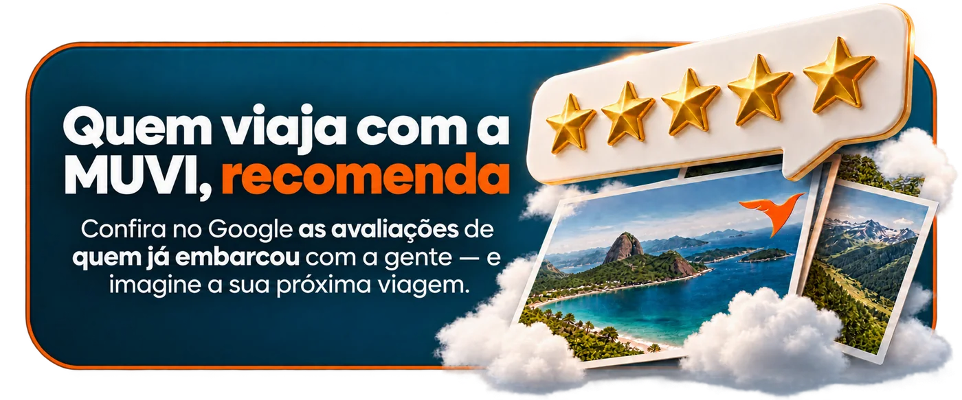 Quem viaja com a MUVI, recomenda — veja as avaliações no Google